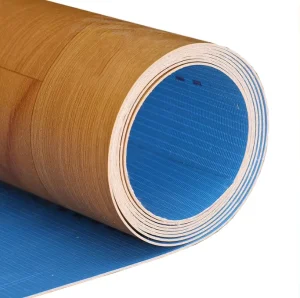 2mm Thick Wear resistant Easy to Install Homogeneous Permeable Plastic Flooring for Indoor Decoration