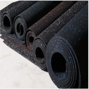 3 10mm Shockproof Gym Floor Rubber Mat for Fitness Sport Center