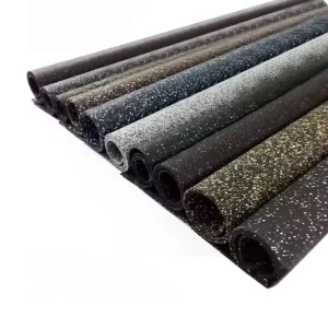 3-12mm Indoor Anti-Slip Gym Rubber Flooring Rolls Fitness Mats