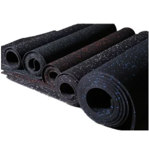 3-12mm Shock-Absorbing Fitness Rubber Roll Mat CrossFit Gym Flooring Roll