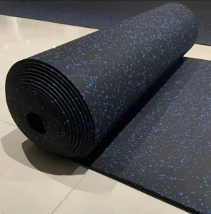 3-12mm Thick Anti Shock Soft Rubber Mat EPDM Granules Protective Fitness Flooring Gym Roll Flooring