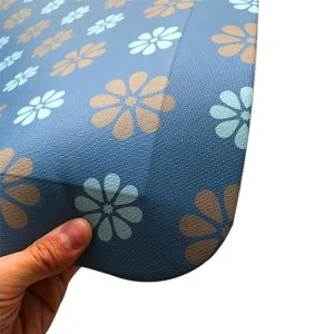 3/4-Inch Thick Anti-Fatigue Kitchen Floor Mat Butterfly Pattern Stain-Resistant