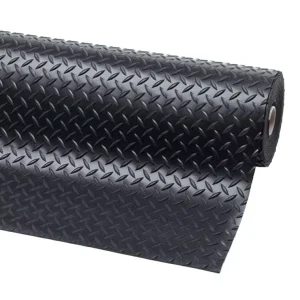 3-6mm Rubber Flooring Outdoor Studded Rubber Coin Floor Mats Heavy Duty Rubber Mats