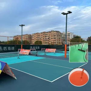 3 8mm Anti Slip Acrylic Elastic Layer Shock Absorption Eco Friendly Basketball Pickleball Tennis Court Indoor Outdoor Flooring