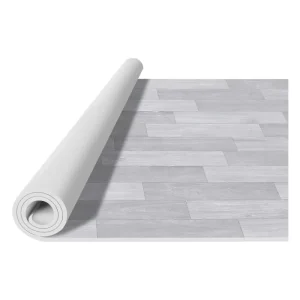 3-meter-wide Thick Wear-Resistant Waterproof Non-Slip Vinyl Roll Flooring UV Coating Indoor Use Living Rooms Bedrooms Sports