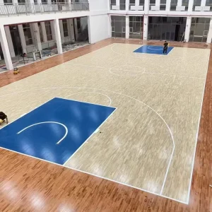 3.5-8.0mm Indoor Volleyball PVC Basketball Court Flooring Paint Sports Victor Badminton Mat Dance Sponge Plastic UV Coating