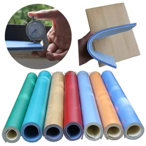 3.5~9mm Indoor outdoor Plastic Sports Flooring for Table Tennis Court Pvc Vinyl Flooring for Table Tennis Court