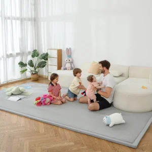 3.5cm Coral Flannel Kids Rug Soft Waterproof Baby Play Mat Exercise Tatami Memory Foam Carpet