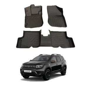 3.5mm 3D TPE Anti-Slip All-Weather Automotive Floor Mat Full Set for Renault Duster
