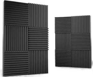 30*30*2.5cm Self Adhesive Polyurethane Eco Friendly Soundproof Acoustic Foam Panels for Office Building Soundproofing Noise