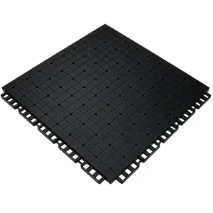 30.48*30.48cm TPE Interlocking Floor Tiles Cross Flower Design for Basketball and Tennis Courts