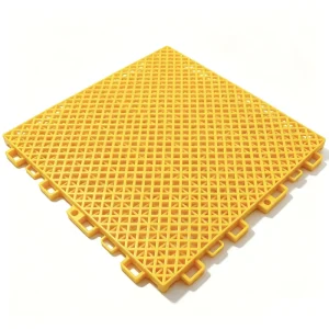 30.48cm PP Modular Interlocking Sports Tiles Double Grid for Badminton Court Projects
