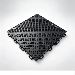 30.48×30.48cm Cushioned Double Layer PP Interlocking Floor Tiles for Multi-Sport Courts