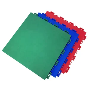 30.5×30.5mm Solid Outdoor Modular Sports Flooring Versatile Durable Artificial Grass Tile for Courts Easy Portable Badminton Mat