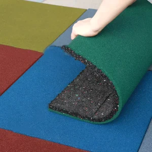 30mm/35mm/40mm Outdoor Sports Rubber Tile for Playgrounds