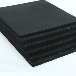 30mm Thick Easy Assemble Rubber Floor Mat Shock Absorbing Anti Slip Indoor Gym Fitness Flooring