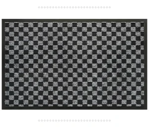 30×17 Inch Polyester Non-Slip Indoor Outdoor Dirt-Trapping Front Door Mat