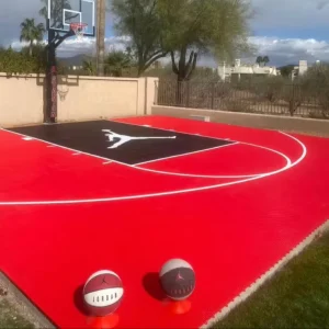 30×30 Feet System Plastic Outdoor Backyard Basketball Court Portable Floor Mat Sport Courts Indoor and Outdoor Use
