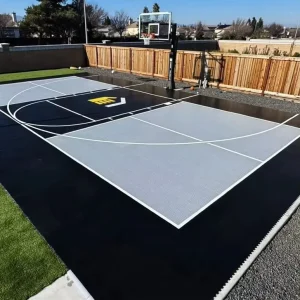 30x60ft Eco Friendly Multifunctional Sport Court Interlocking Flooring Tiles for Basketball Pickle Ball Waterproof Backyard