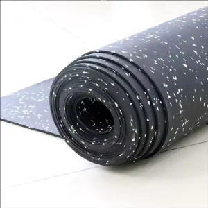 3~12mm GYM Rubber Roll Flooring 6mm EPDM Anti-Slip Floor Roll for Shooting Range and School Use