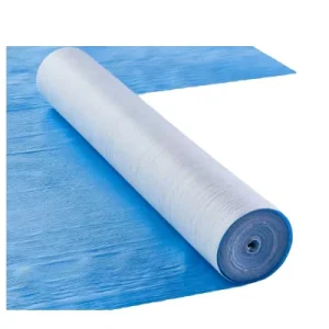 39″ x 100′ Heavy-Duty Self-Adhesive Anti-Slip Temporary Floor Protection Layer for Construction and Renovation