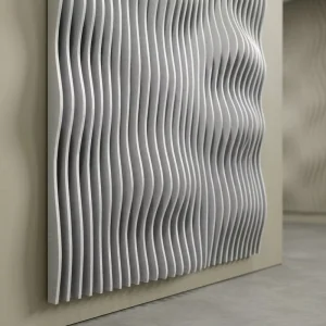 3D Geometric Acoustic Panels Artistic Decorative PET Felt Soundproof Wall Board for Home Theater