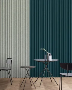 3D Molded PET Felt Acoustic Panel NRC 0.95 Textured Sound Absorbing Wall Panel