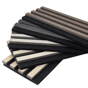 3D WOOD Attractive Sound Proof Akupanel Wooden Slat Acoustic PS Wall Panels