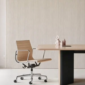 3D Wave PET Acoustic Wall Panel 1200x600mm Fireproof Eco Friendly Graphic Design Co working Space Collaboration Zone Divider