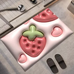 3G Woven PVC Diatom Mud Absorbent Skid-Proof Pet Friendly Bathroom & Car Floor Mat