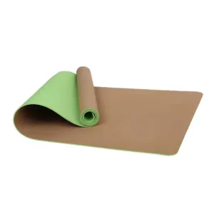 3mm Biodegradable Nontoxic Odorless Eco-Friendly Exercise Home Gym Pilates Organic Anti-Slip Cork TPE Customized Logo Yoga Mat