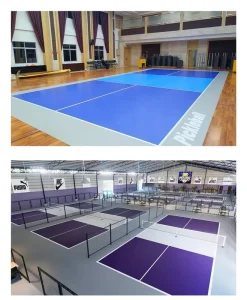 3mm Sports Flooring Indoor Outdoor Use Pickleball Flooring Can Customize Anti-Fade Mat