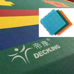 3v3 Basketball Court Portable PP Plastic Modular Interlocking Eco-Friendly Shock Absorption 13mm Thick Sports Flooring