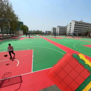 3×3 Interlocking Modular PP Court Tiles for Indoor and Outdoor Futsal and Basketball Courts Waterproof