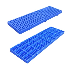 4-Way Spliced Moisture-Proof Single-Faced Warehouse Plastic Flooring Pallet 200kg Dynamic Load for Cargo