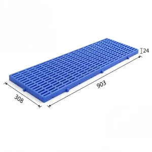 4-Way Spliced Moisture-Proof Single-Faced Warehouse Plastic Flooring Pallet 200kg Dynamic Load for Cargo