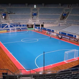 4.0mm PVC Material Planar Grain Indoor Futsal Court Mat Anti-Slip Wear-Resisting