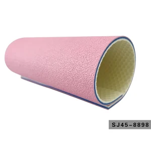 4.5mm Factory Direct PVC Badminton Court Shock-Absorbing Crystal Sand Flooring Portable Mats