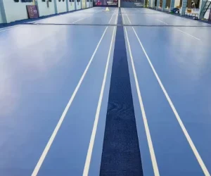 4.5mm PVC Indoor Badminton Court Floor Anti Slip Plastic Vinyl Sports Flooring for School Use