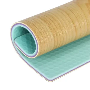 4.5mm PVC Indoor Flooring Wood Pattern Sport Court Gym Floor for Basketball Table Tennis Plastic