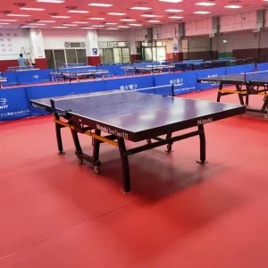 4.5mm Virgin PVC High Resilience Anti Skid Waterproof Safety Portable Table Tennis Court Flooring Multi Color Options for