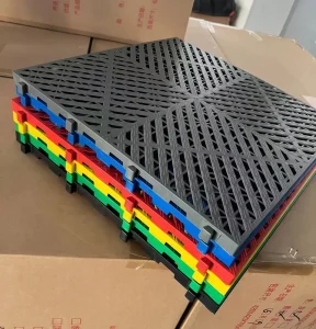 40*40*2cm UV Resistant Plastic Interlocking Floor Grids Car Wash Drainage Mats Garage Floor Tiles