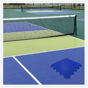 44*20ft Full Size Pickle Ball Court Interlock Flooring for Pickleball