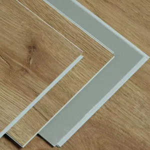4mm 5mm 6mm Hybrid SPC Flooring Waterproof With Fiber Real Wood Veneer Oak SPC Flooring Rubber Flooring Plastic Products
