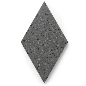 4mm LVT Special-Size Rhombus Flooring, Waterproof Fireproof Stone-Look Luxury Vinyl Tile for Indoor Use
