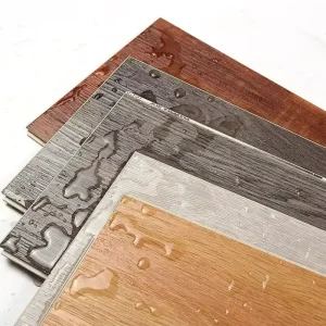4mm Luxury Vinyl Planks Waterproof Rigid Core SPC Flooring Click Composite Plastic Hospitals Wooden Look SPC Flooring