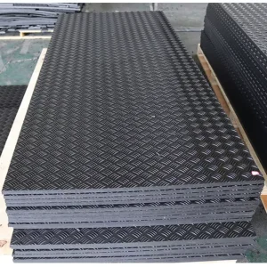 4×8 HDPE/UHMWPE Polyethylene Paving Slabs Ground Protection Mats for Heavy Equipment