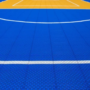 5 Years Warranty PP Modular Basketball Half Court Flooring Tiles Shock Absorbing Outdoor Renovation Solution