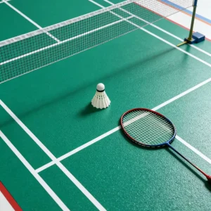5.0mm Crystal Sand PVC Floor Mat Professional High Cushion Anti slip Silent Badminton Sports Flooring