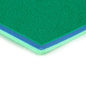 5.5mm Outdoor PVC Flooring with Crystal Sand Pattern and Shock Absorption for Badminton Courts